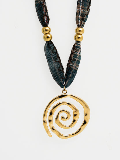 Etnik Spiral Kolye